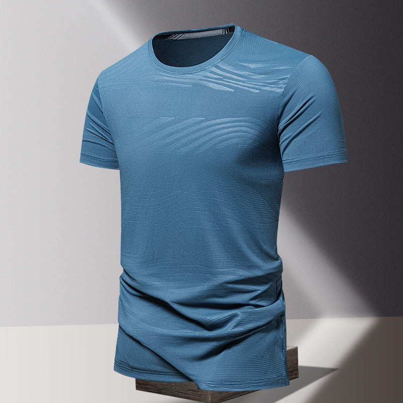 Men's ice silk running shirt, view 9 - MRSLM