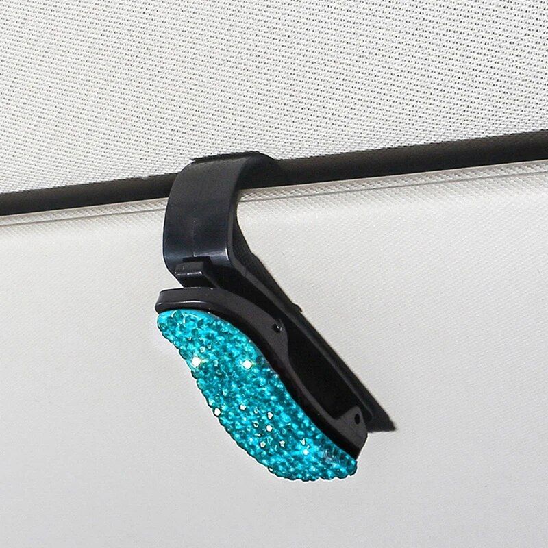 sun visor sunglasses clip holder, view 4 - MRSLM