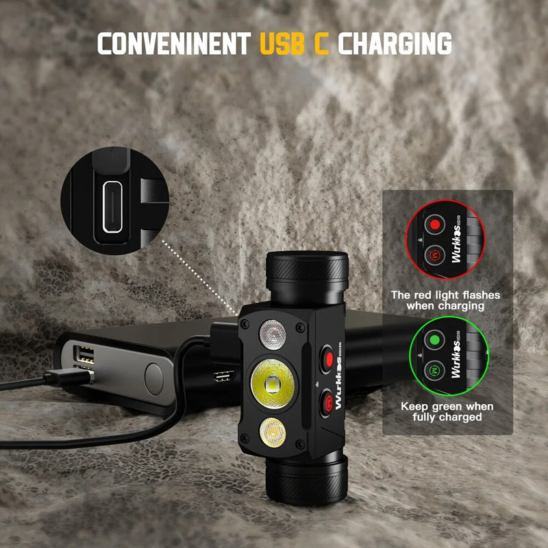 4000lm LED headlamp, view 3 - MRSLM
