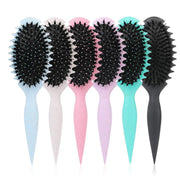 curl defining boar bristle detangling hair brush - MRSLM