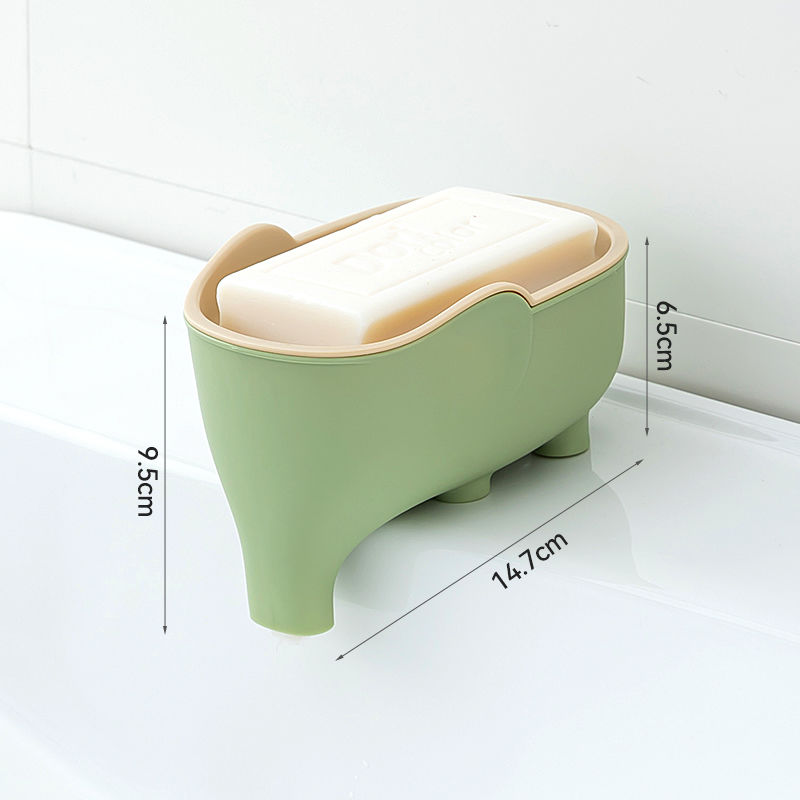 double layer elephant soap box, view 2 - MRSLM