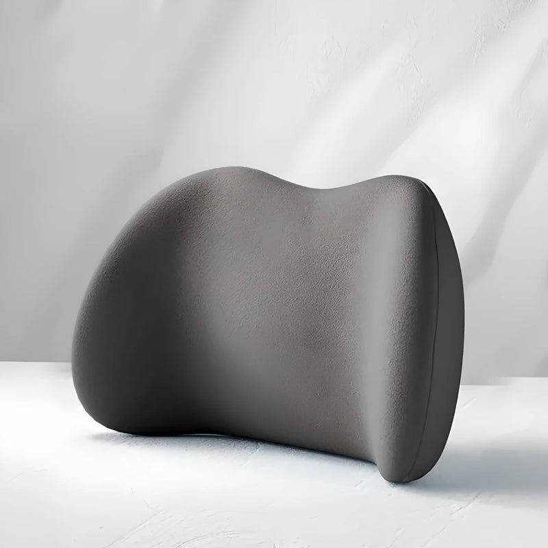 memory foam car headrest and lumbar support pillow, view 3 - MRSLM