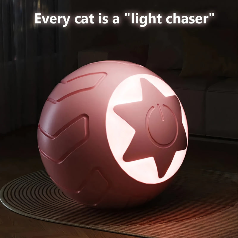 interactive smart rolling ball toy for cats and puppies, view 9 - MRSLM