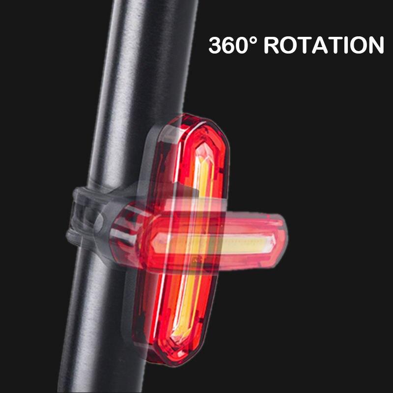 USB bike tail light, view 9 - MRSLM