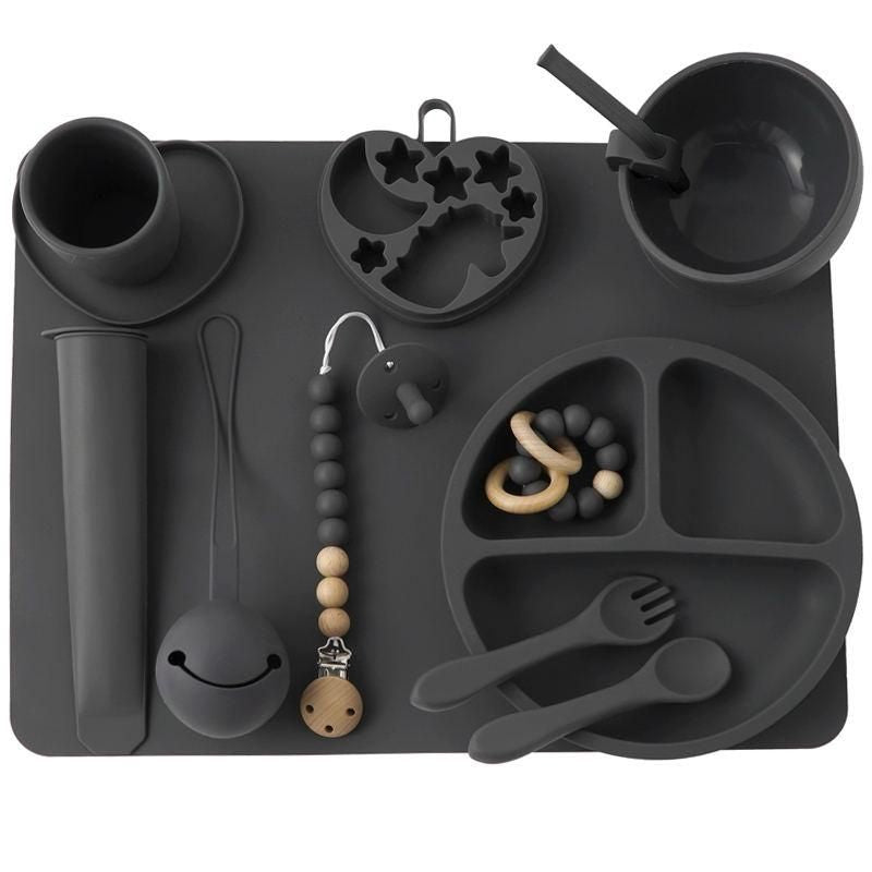 baby silicone tableware set, view 4 - MRSLM