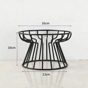 iron pet feeder stand, view 4 - MRSLM