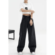 vintage wide leg jeans, view 3 - MRSLM
