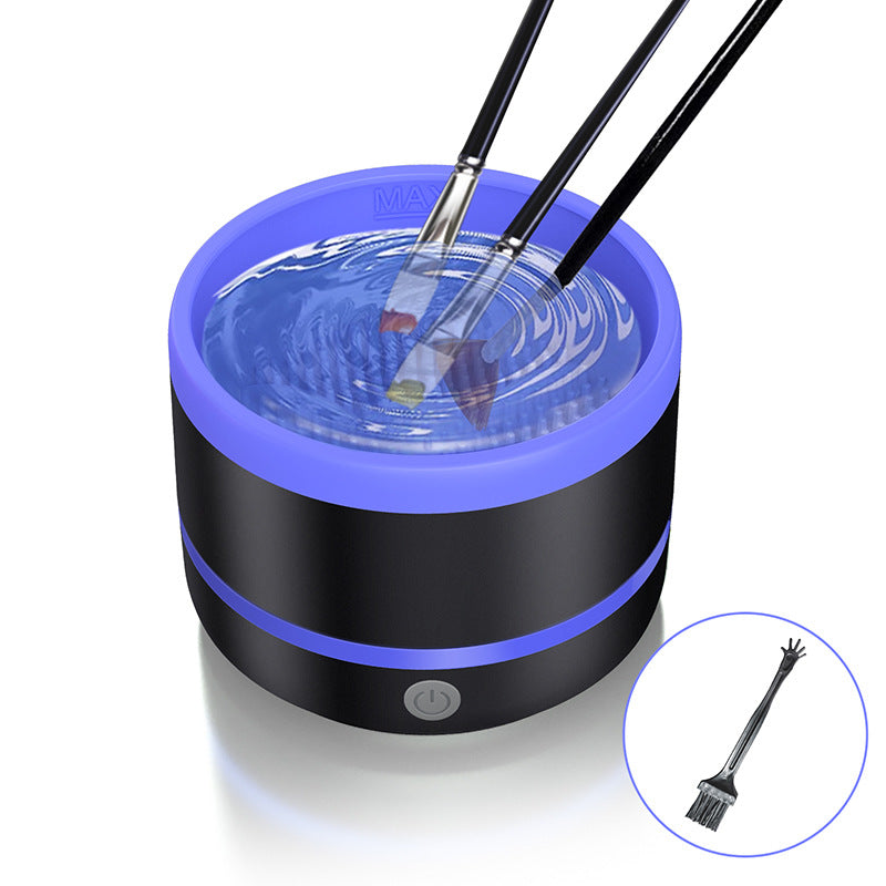 electric makeup brush cleaner, view 3 - MRSLM