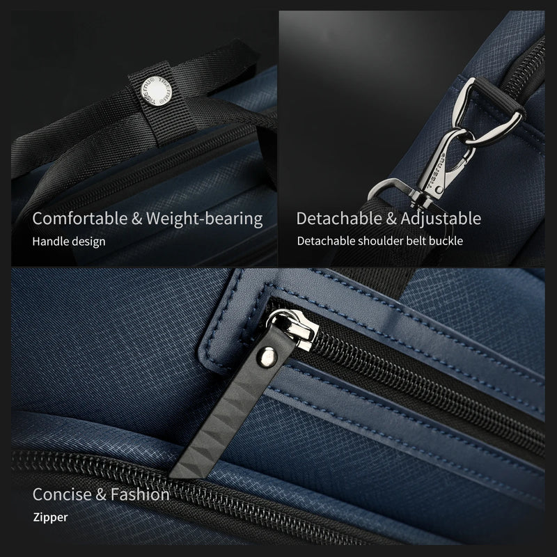 waterproof laptop briefcase for men, view 7 - MRSLM