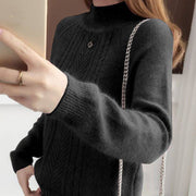 women's plush loose knit sweater, view 8 - MRSLM