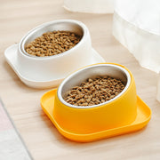 15-degree anti-spill pet food bowl - MRSLM