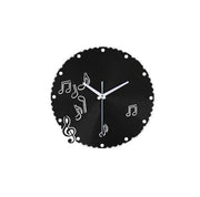 black notes wall clock, view 6 - MRSLM