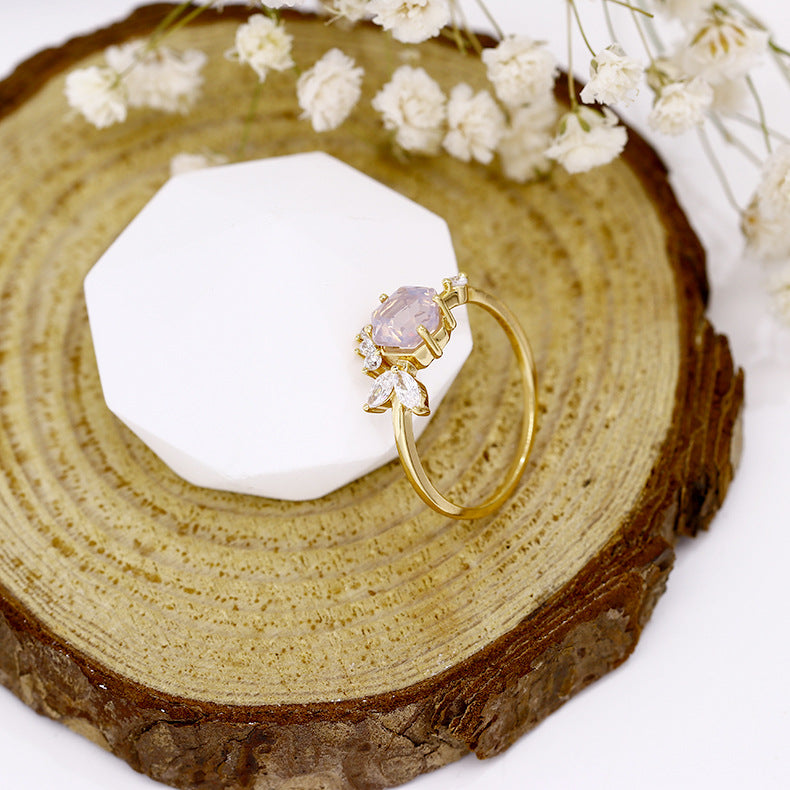 s925 silver fish and bubble ring, view 4 - MRSLM