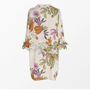 floral buttoned beach tunic dress, view 6 - MRSLM