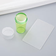 silicone nail art stamper set with scraper, view 10 - MRSLM