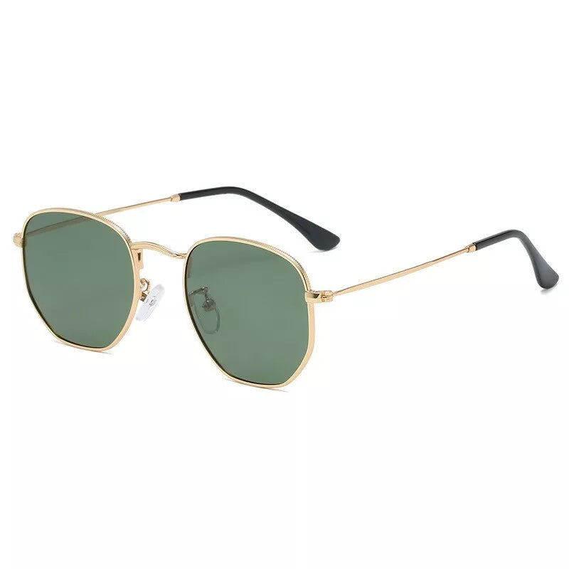 hexagon polarized vintage sunglasses, view 3 - MRSLM