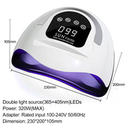 320W UV LED nail lamp, view 13 - MRSLM