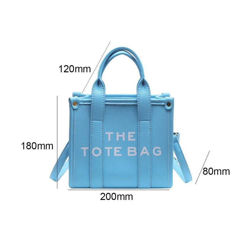 women's PU leather tote bag, view 11 - MRSLM