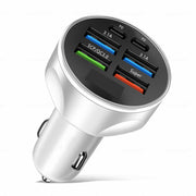 6-in-1 fast car charger, view 2 - MRSLM