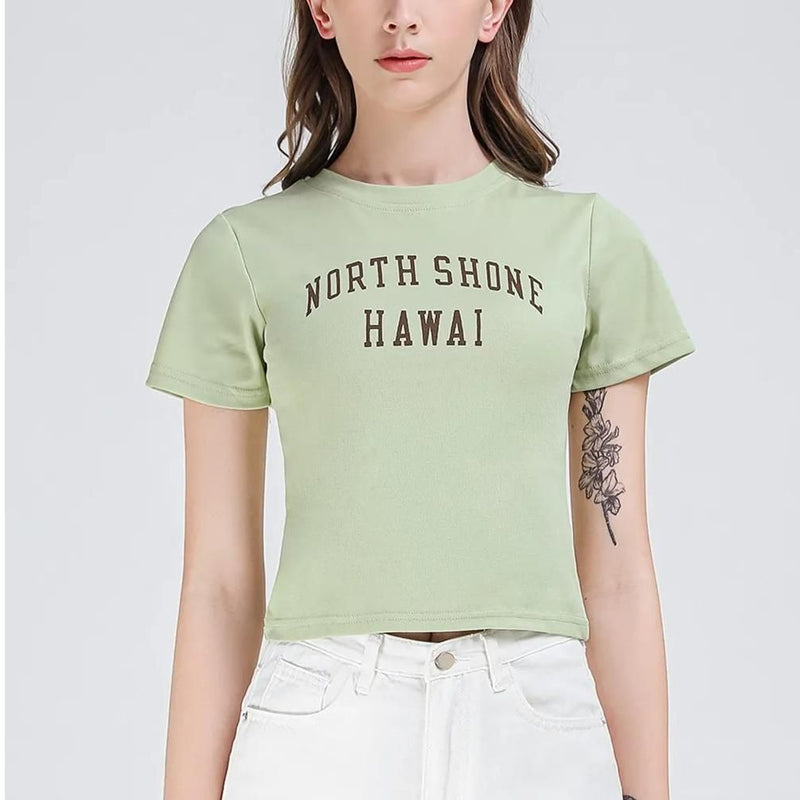 slim fit letter print tee - MRSLM