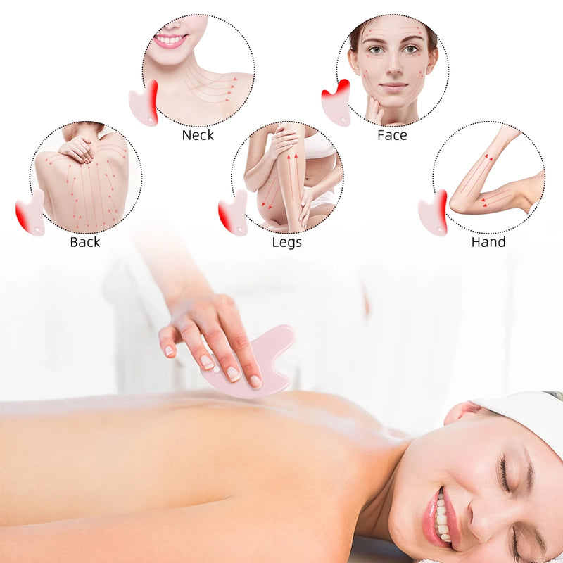 ceramic gua sha face massager, view 6 - MRSLM