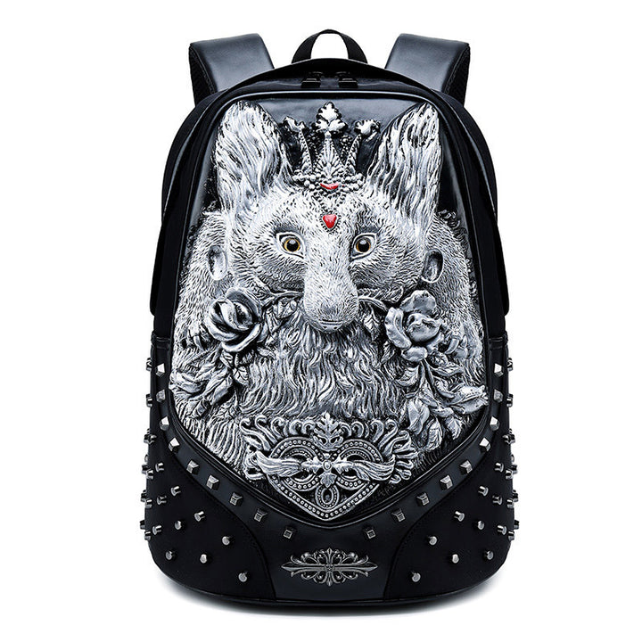 Creative Three-dimensional Animal Backpack Waterproof And Shockproof Pu