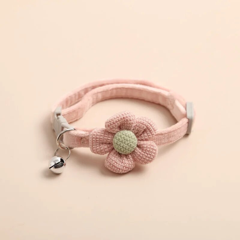 adjustable pet collar with bell, view 5 - MRSLM