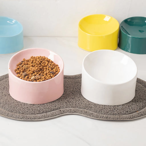ceramic pet bowl with stand - MRSLM