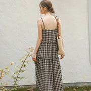 Vintage plaid summer dress, view 6 - MRSLM