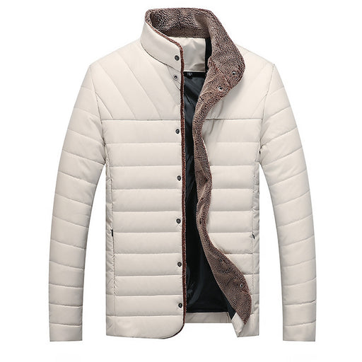 men's mid-length cotton-padded coat - MRSLM
