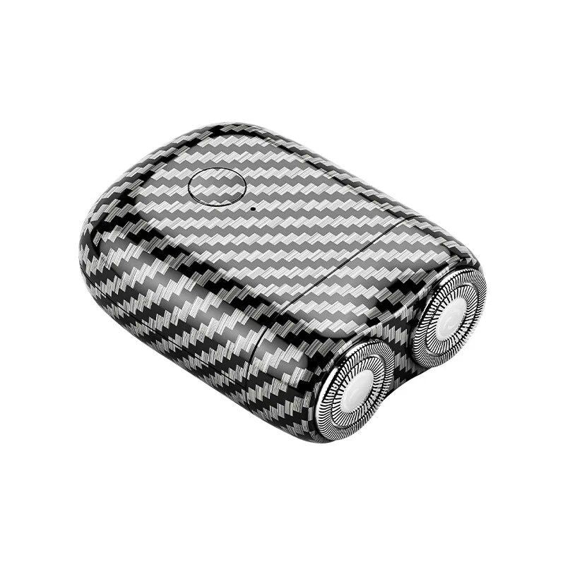 portable double head electric shaver, view 5 - MRSLM