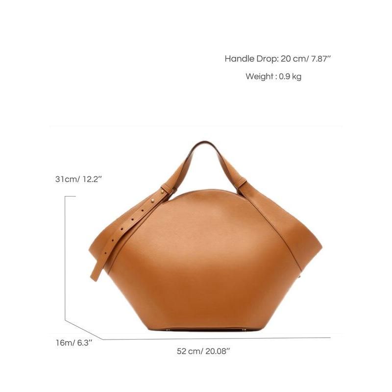 vegan leather oversized tote bag, view 5 - MRSLM