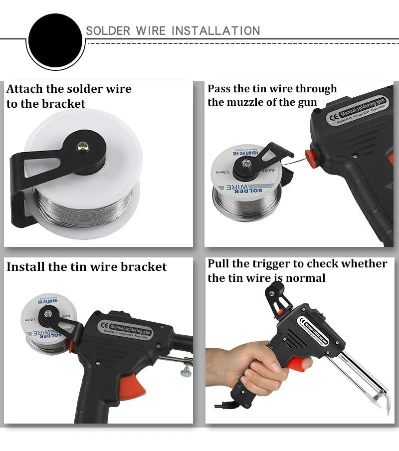 Efficient 60W Alloy Welding Gun