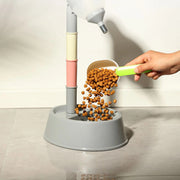 adjustable no-drip pet water dispenser stand - MRSLM