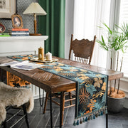 tropical print table runner, view 3 - MRSLM