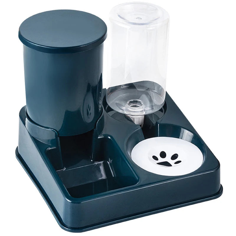 automatic pet feeder and water dispenser set, view 2 - MRSLM