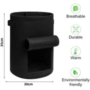 felt plant grow bags, view 10 - MRSLM