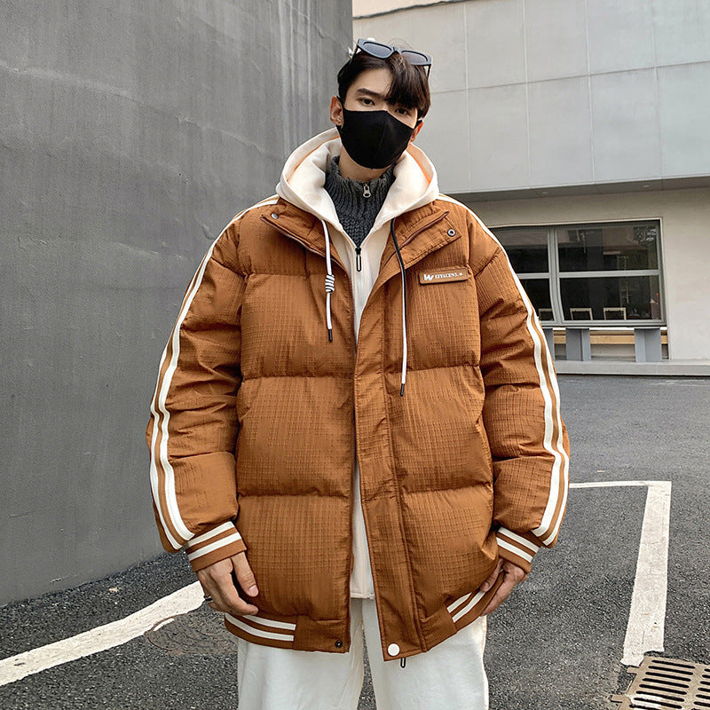 men's fake two-piece winter jacket, view 4 - MRSLM