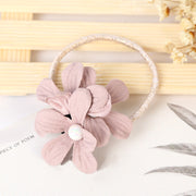 fashion floral elastic hair rope, view 4 - MRSLM