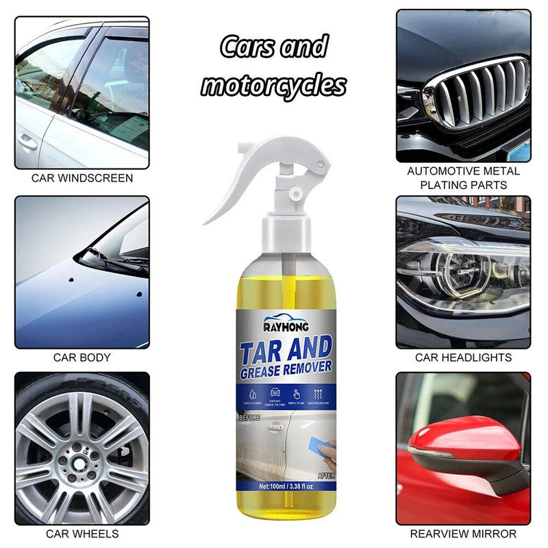 car oil tar and grease remover spray, view 4 - MRSLM