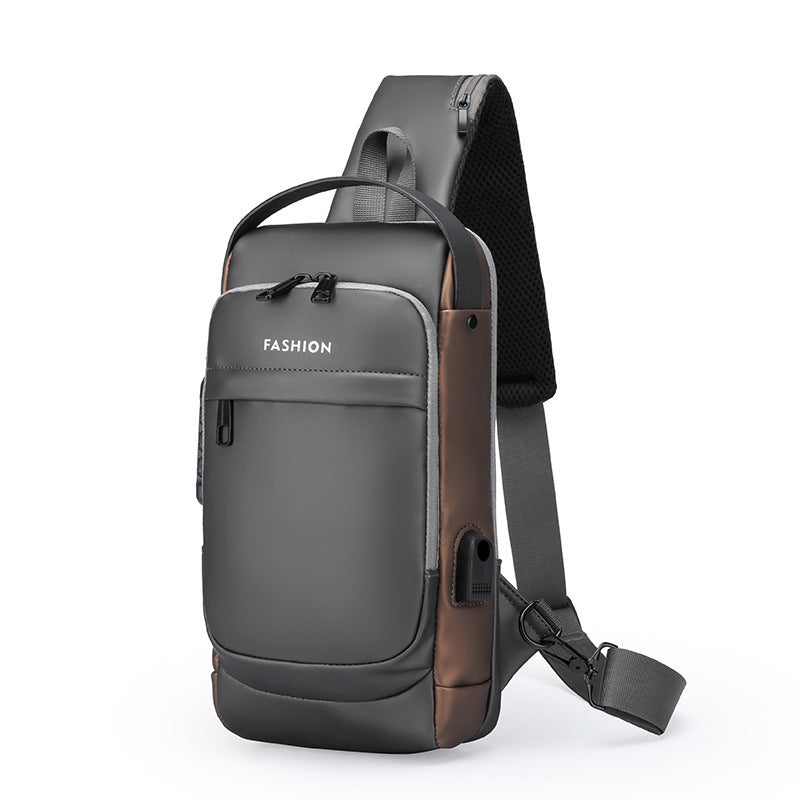 Men's large capacity waterproof leisure bag, view 7 - MRSLM