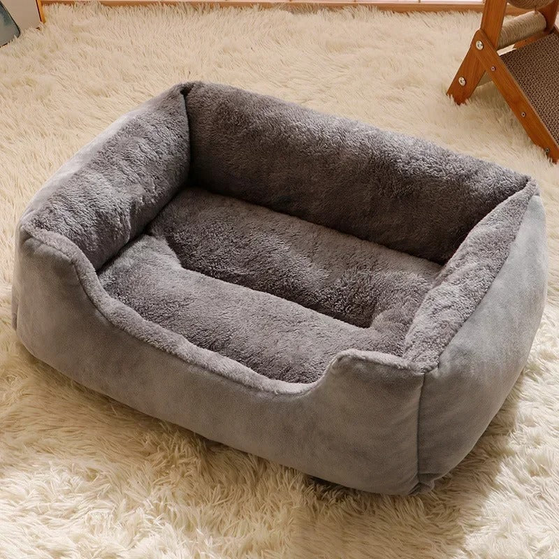 Cozy plush cat bed, view 7 - MRSLM