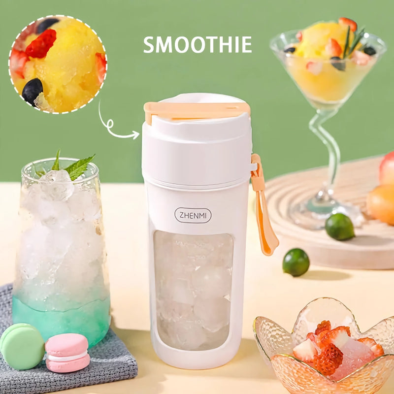 portable mini electric juicer and smoothie blender, view 5 - MRSLM