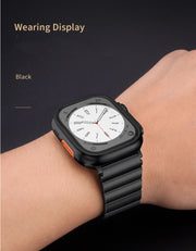 titanium smart watch band, view 3 - MRSLM