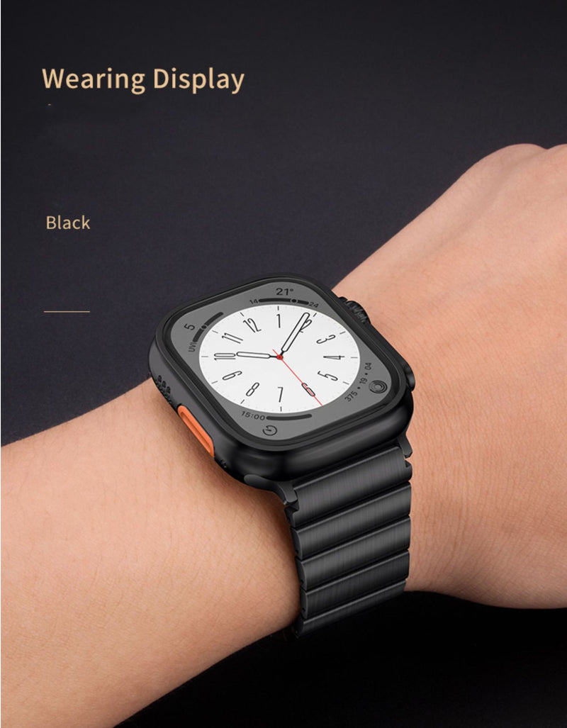titanium smart watch band, view 3 - MRSLM