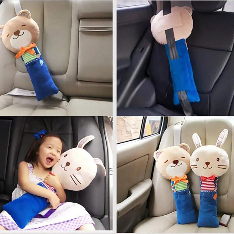 animal car seat belt cover pillow, view 10 - MRSLM