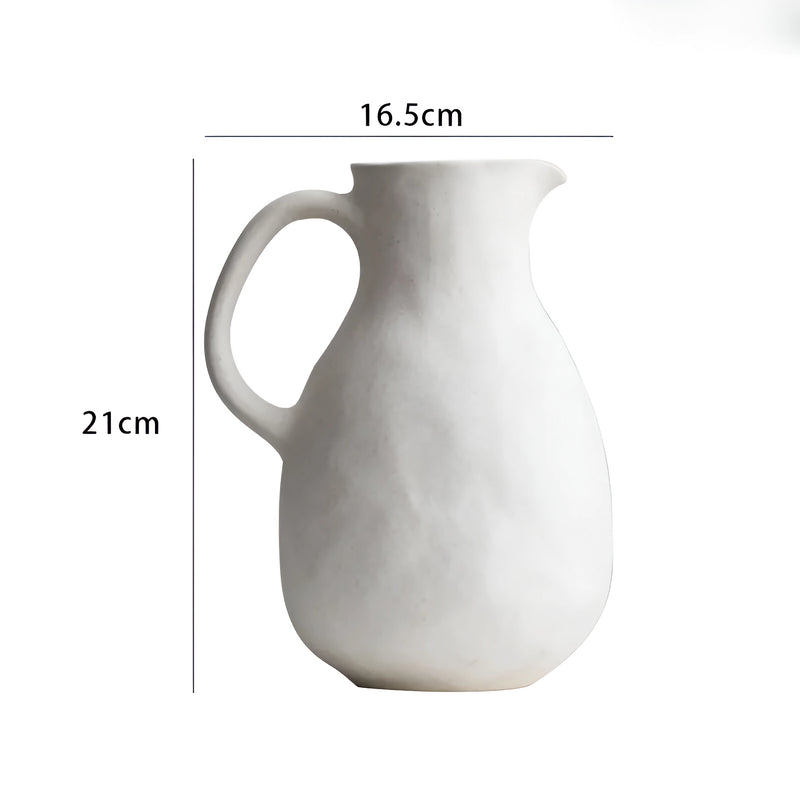 ceramic nordic flower vase, view 3 - MRSLM