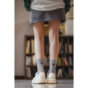 women's letter love mid socks, view 4 - MRSLM