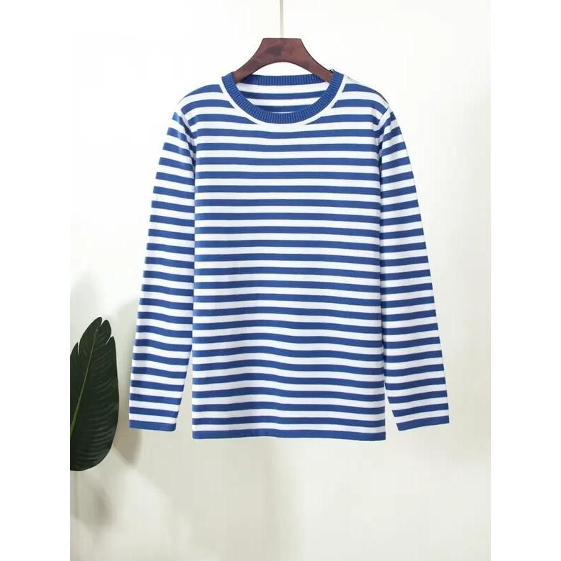 knitted stripe sweater, view 4 - MRSLM