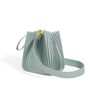 ruched bucket bag, view 2 - MRSLM
